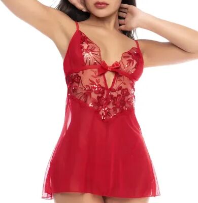 Mapale Sheer Mesh Babydoll