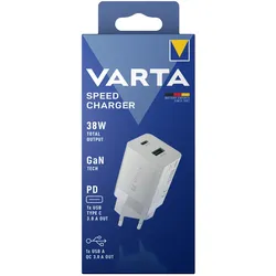 Speed Charger 1x USB Typ C / 1x USB A Output