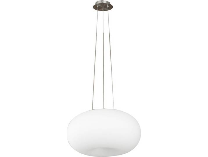 Eglo 86815 Optica Lampe à suspendre à 2 flammes Ø 44\,5cm blanc nickel mat