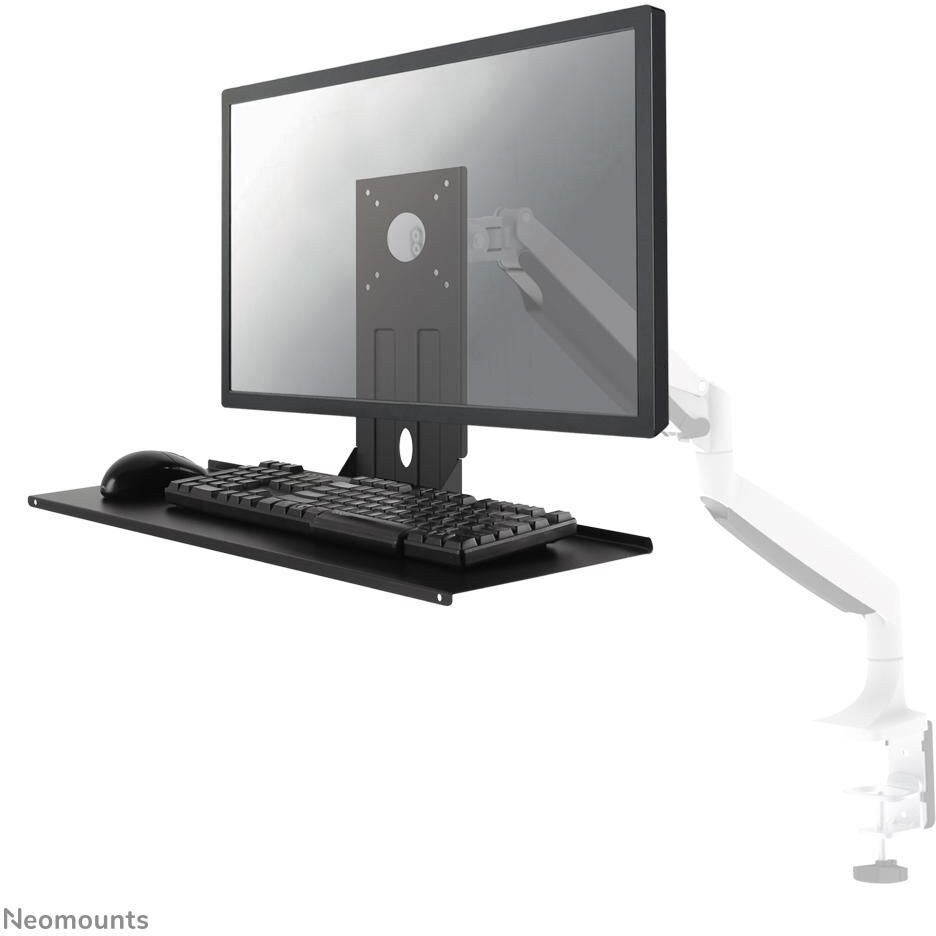 Neomounts KEYB-V200BLACK Keyboard and Mouse Shelf for VESA 75x75/100x100 Mounts 65cm - Black