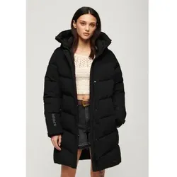 Superdry für Damen. W5011782A City Chevron Quilted Parka schwarz (XS), Lässig, Polyester, Langarm