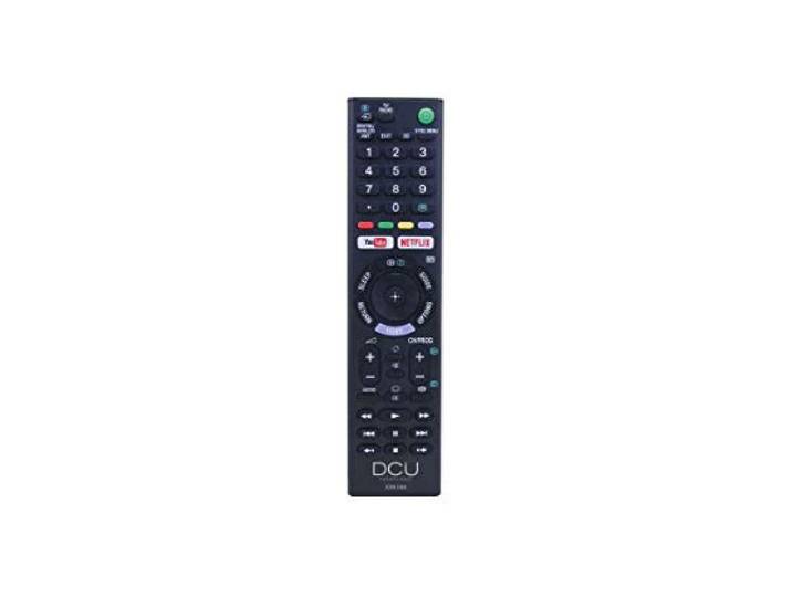 DCU TECNOLOGIC Sony afstandsbediening afstandsbediening TV LCD/LED compatibel met Sony TV Netflix en Youtube zwart