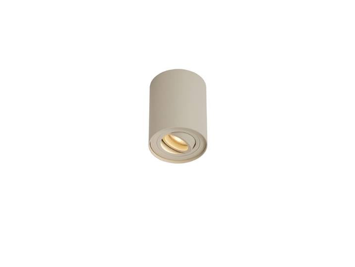 Spot en saillie moderne beige GU10 50mm orientable et inclinable