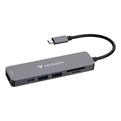Verbatim 32156 USB-Hub 5 GBit/s Schwarz Essentials