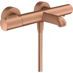 hansgrohe AXOR Citterio M Wannenthermostat Aufputz, 2 Verbraucher, 34435310, Farbe: Brushed Red Gold