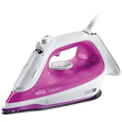 Braun TexStyle 5 Dampfbügeleisen SI 5225 PU 2500 W Weiß/Pink