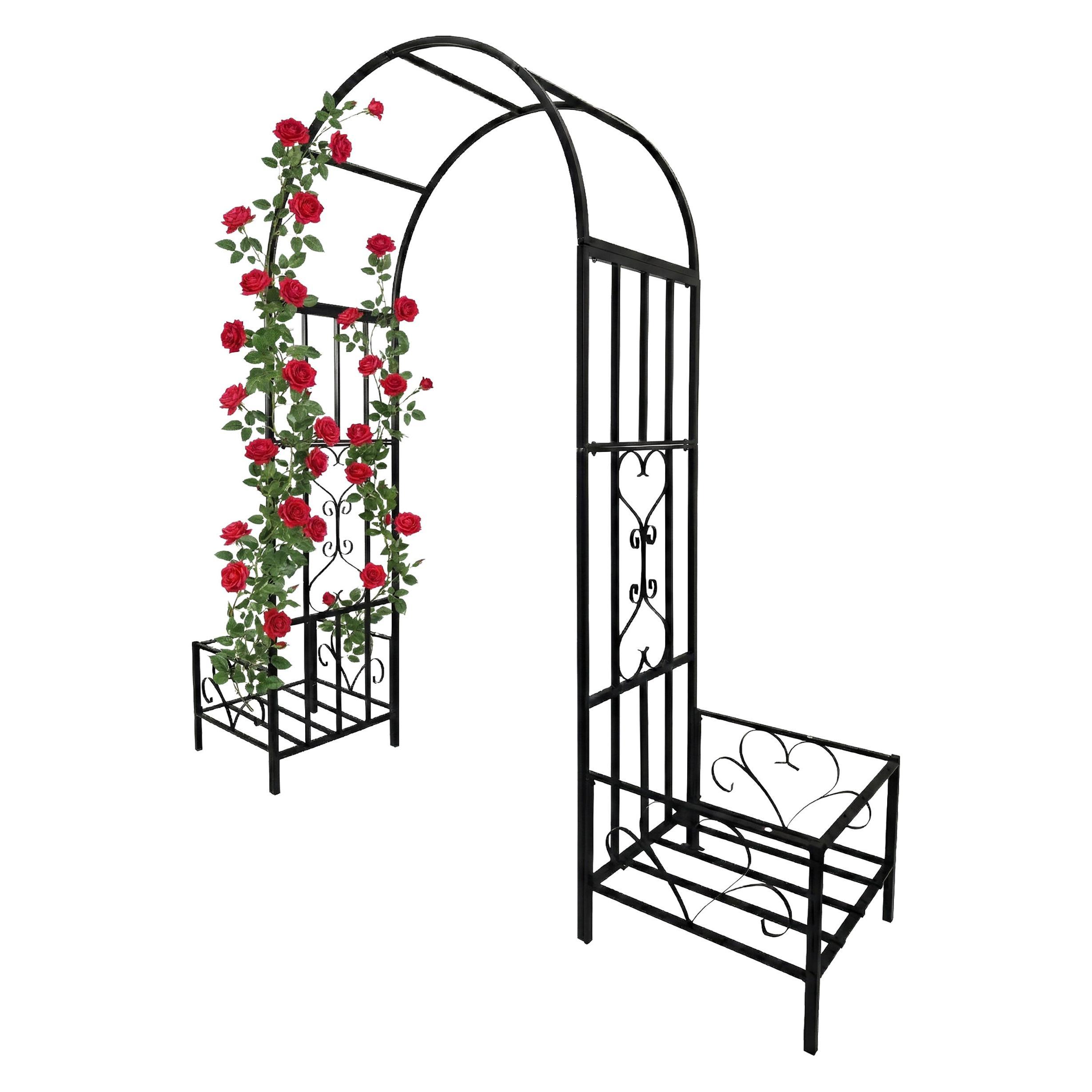 Relaxdays Rosenbogen (216 cm, 216 cm) (4052025528546)