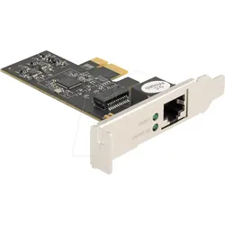 DELOCK 81260 - Netzwerkkarte, PCIe, 5 Gigabit Ethernet, 1x RJ45