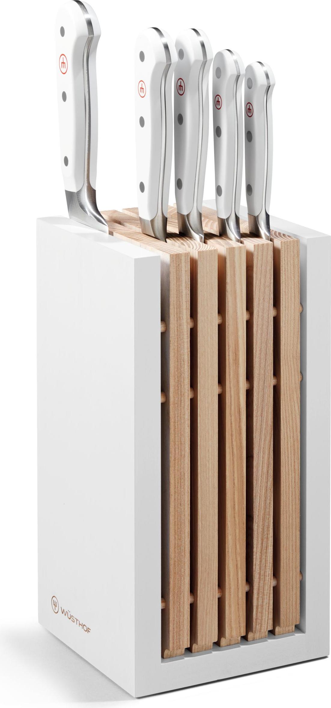 Wüsthof Classic Messerblock mit 5 Messern with Santoku