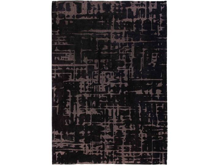 Teppich Baobab schwarz Einfarbig Polyester 140 x 200 cm - Teppich