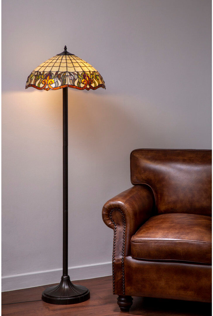 Rosalind Wheeler Unger 152 H cm Bronzed Traditional Floor Lamp Bronzed 152cm H X 50cm W X 50cm D