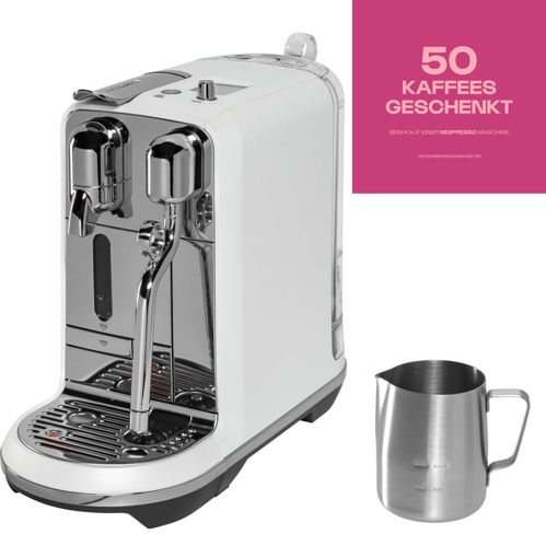 Sage Nespresso Creatista Plus SNE800SST2EGE1, matt weiß