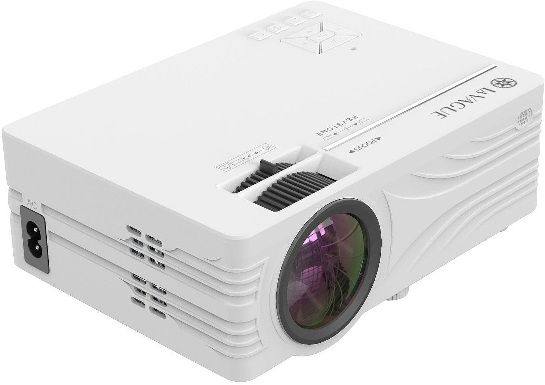 LA VAGUE LED-Beamer "LED-Projektor inkl. LV-STA100FP LV-HD240 Wi-Fi BUNDLE", weiß, Beamer