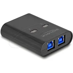 Delock USB 5 Gbps Switch für 2 PC an 1 Gerät, Switch Box