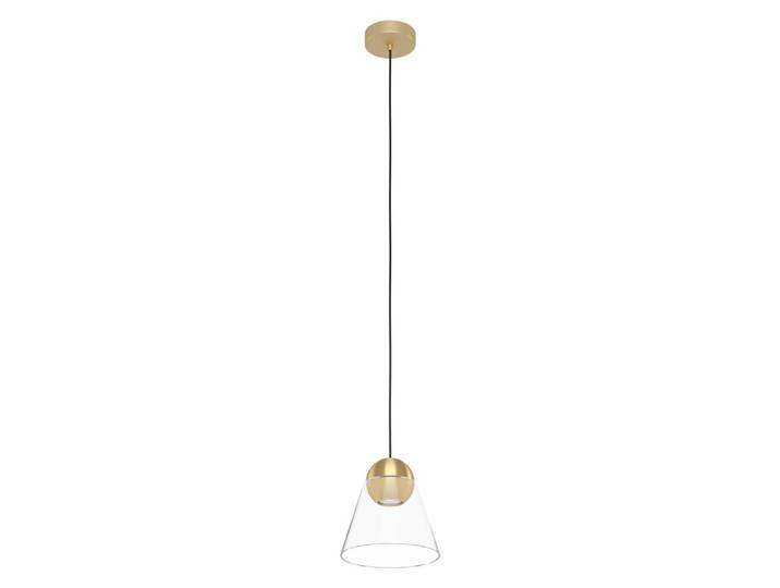 Cerasella Lustre contemporain 1 lumière acier laiton brossé