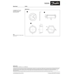 Danfoss Anschweißenden Set 2,5 ST52-3"