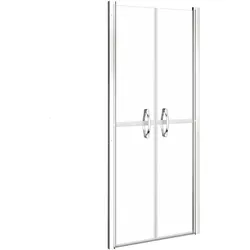 Helloshop26 - Duschtür Duschkabinentür Badezimmeraccessoire Duschabtrennung Inneneinrichtung ESG transparent 86 x 190 cm 02_0001987