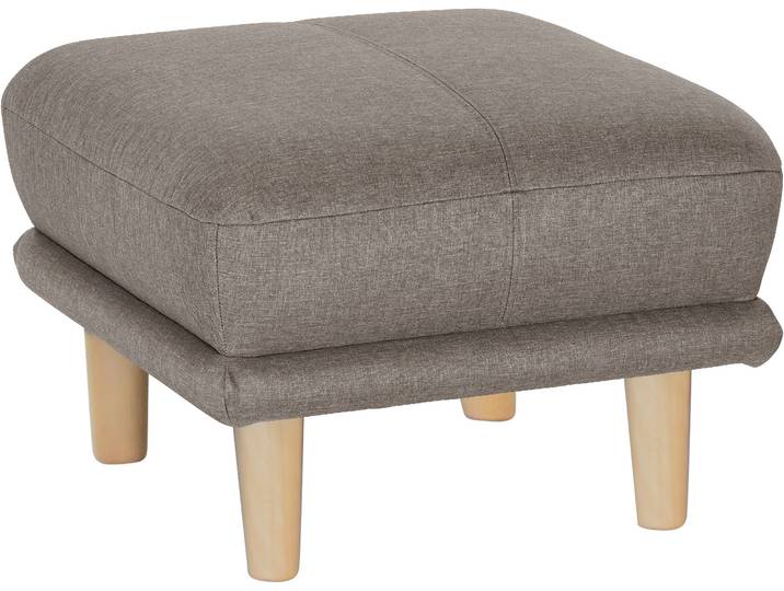 Fusshocker TRENDMANUFAKTUR Cecilia , braun (tan), B:66cm H:44cm T:66cm, Hocker, Fusshocker