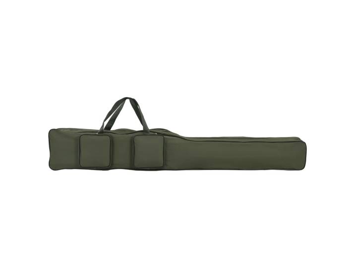 vidaXL Angelrutentasche Dunkelgrün 150 cm Oxford-Gewebe