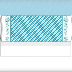 Airlaid Tischdeckenrolle Bayern, 120 cm x 40 m , 1 Stück - Mank