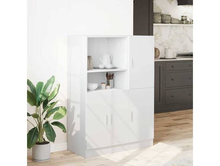 (SOLDES DEC)Ensemble d'armoires de cuisine 2 pcs blanc bois d'ingénierie 01_8309106