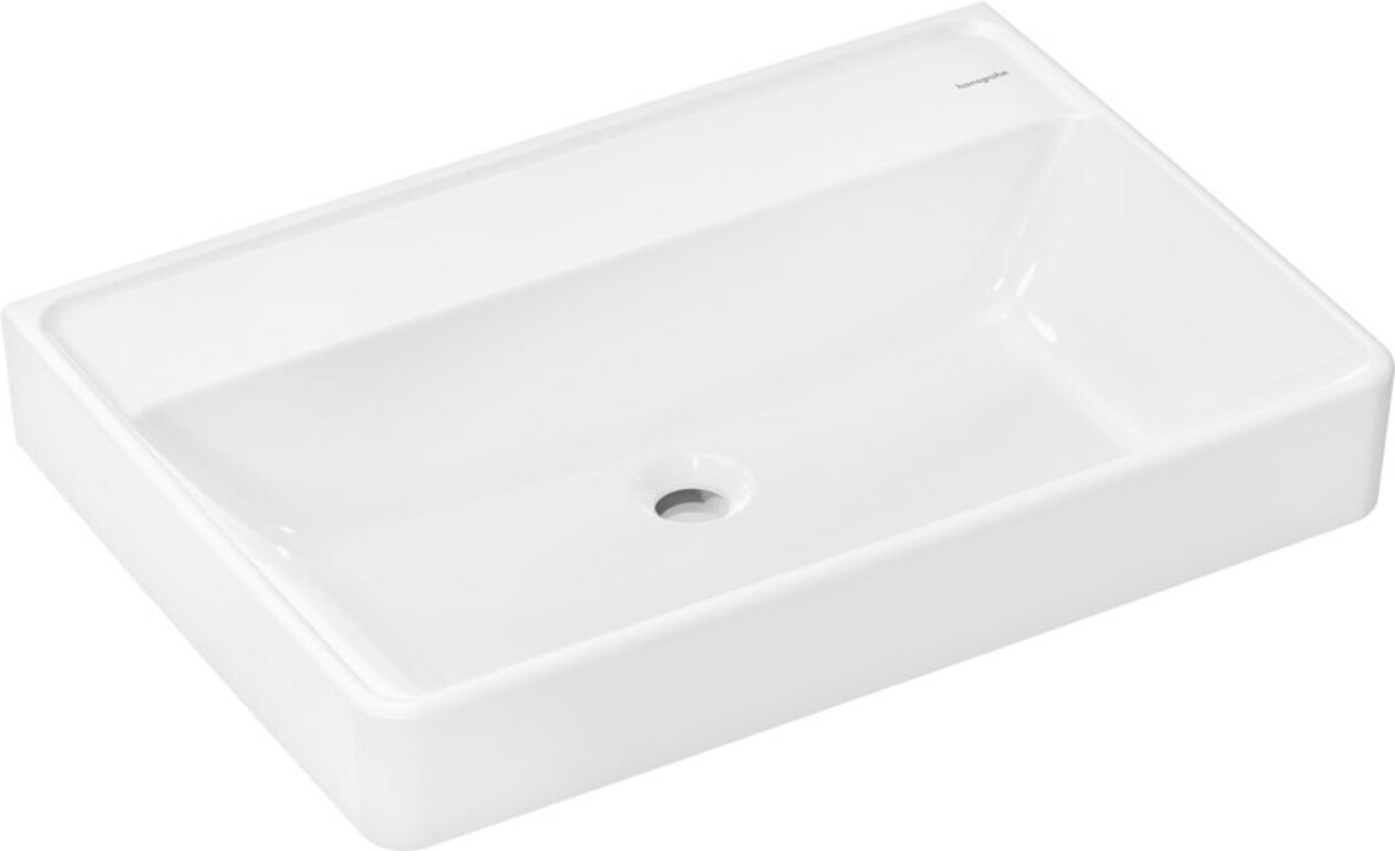 Hansgrohe Waschtisch Xanuia Q 700x480mm, o. Hahnl., o. Überlauf, weiß (60224450)
