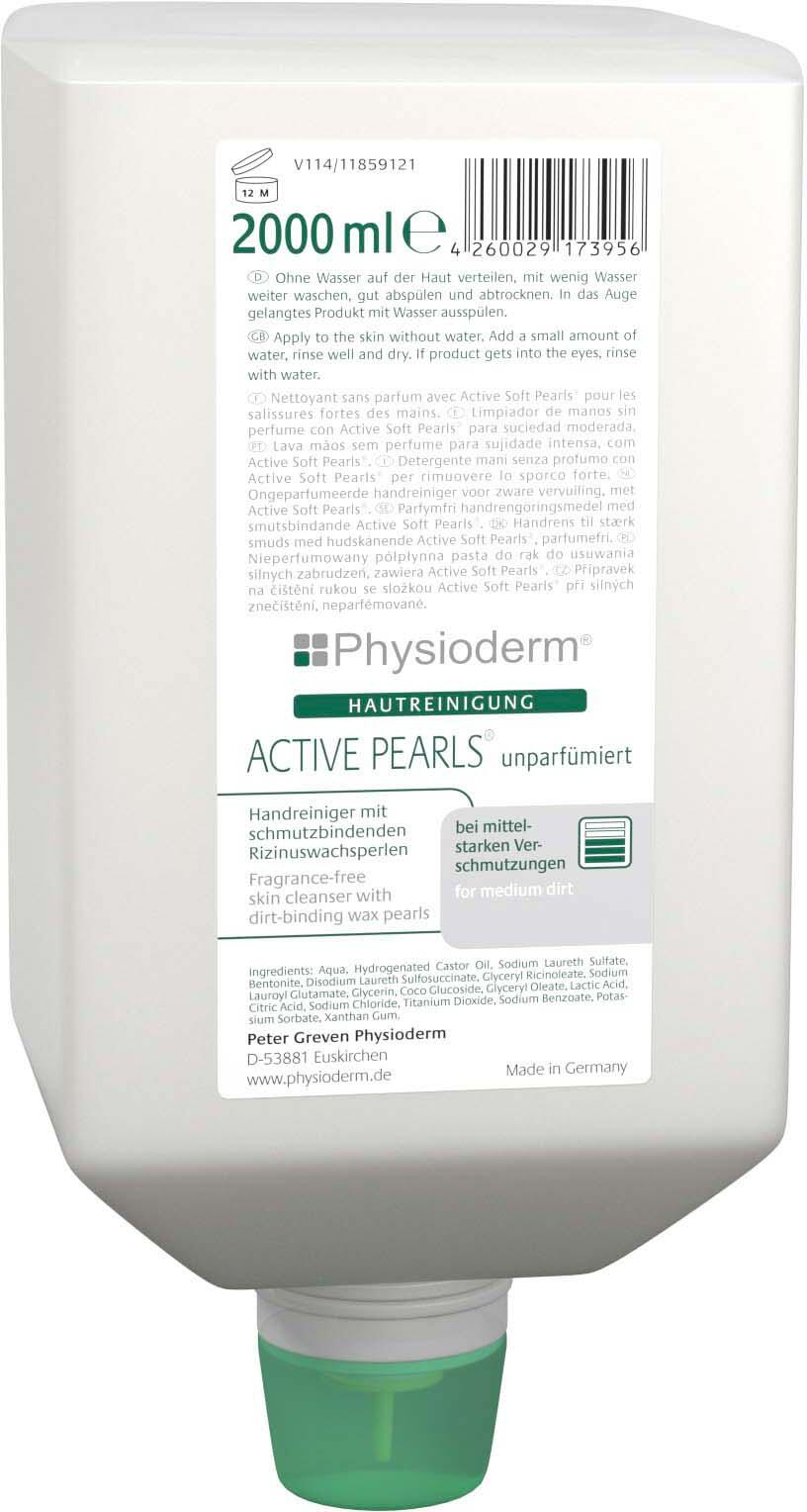 Physioderm® ACTIVE PEARLS® unparfümiert Handreiniger 2,0 l 13850003