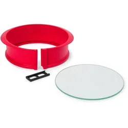 Tchibo - Backform mit Glasplatte - schwarz