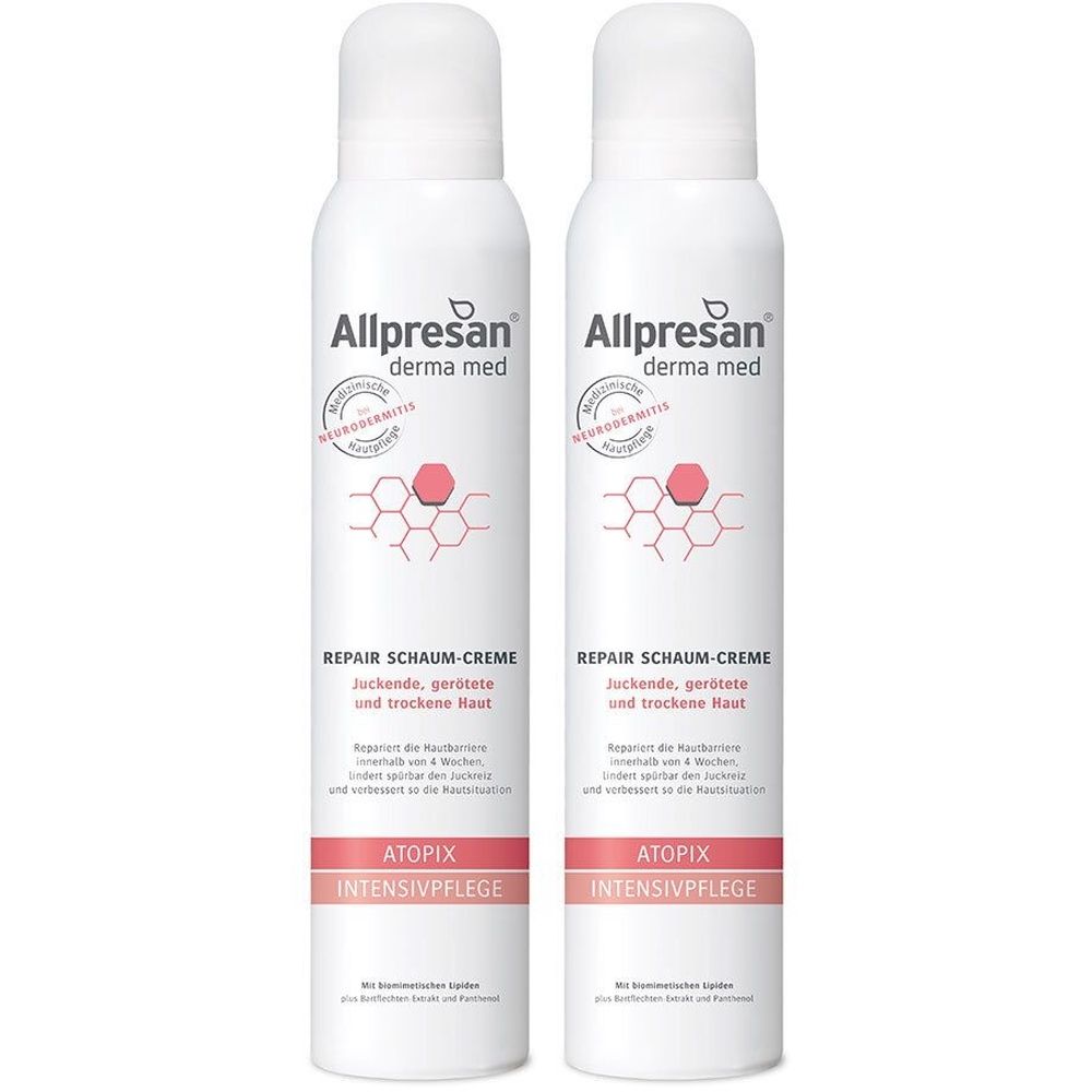 Allpresan derma med Atopix Intensivpflege Schaum 2x 2x200 ml