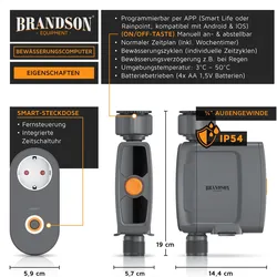 Brandson, Bewässerungssteuerung (Bewässerungscomputer)