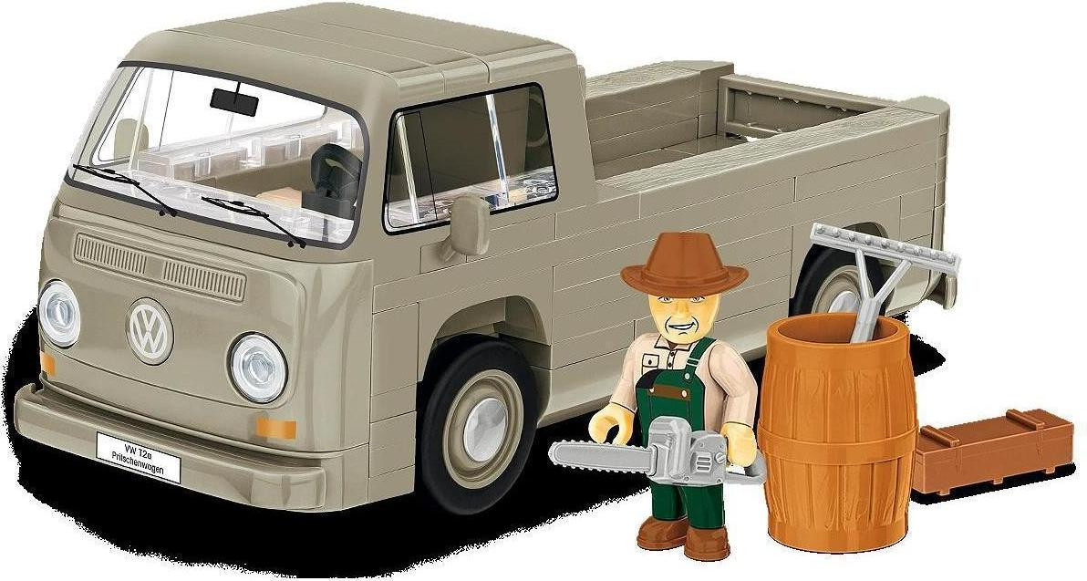 Cobi Volkswagen T2a Pick-up schaalmodel grijs 1:35