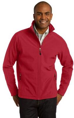 Port Authority J317 Core Soft Shell Jacket in Rich Red size 2XL   Polyester