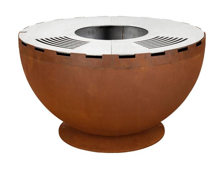 Nouvel Firebowl 80 Gerostet ⌀ 80 cm, Grill- und Feuerstelle