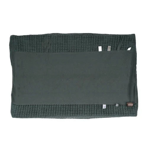 Snoozebaby aankleedkussenhoes Happy Dressing Dark Green