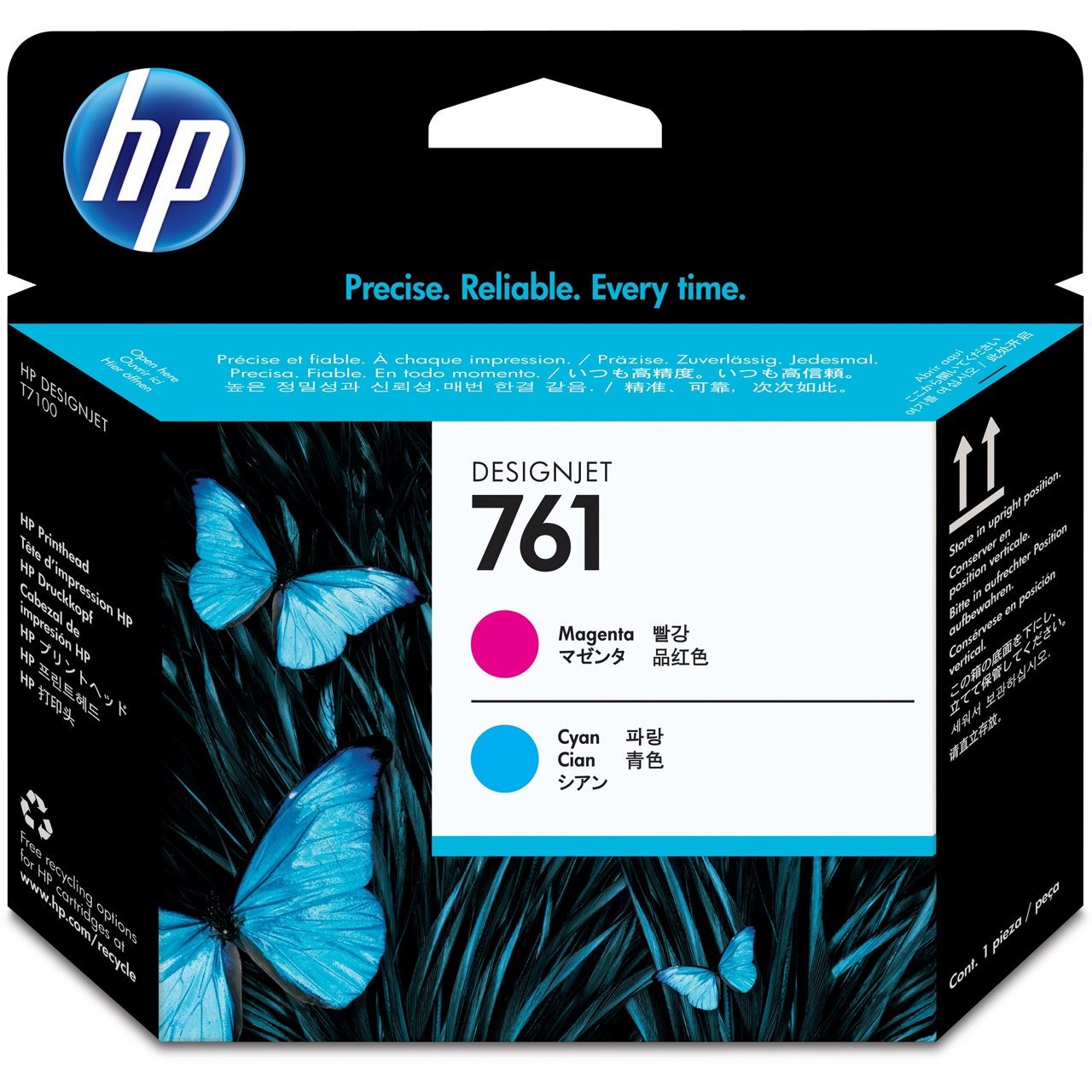 HP Druckkopf Nr.761 CH646A cyan, magenta