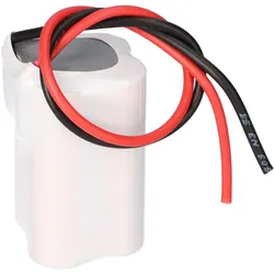 Notleuchten-Akku Würfel 2x2 Doppelpack 4,8V 2080mAh NiMH AA Kabel 20cm