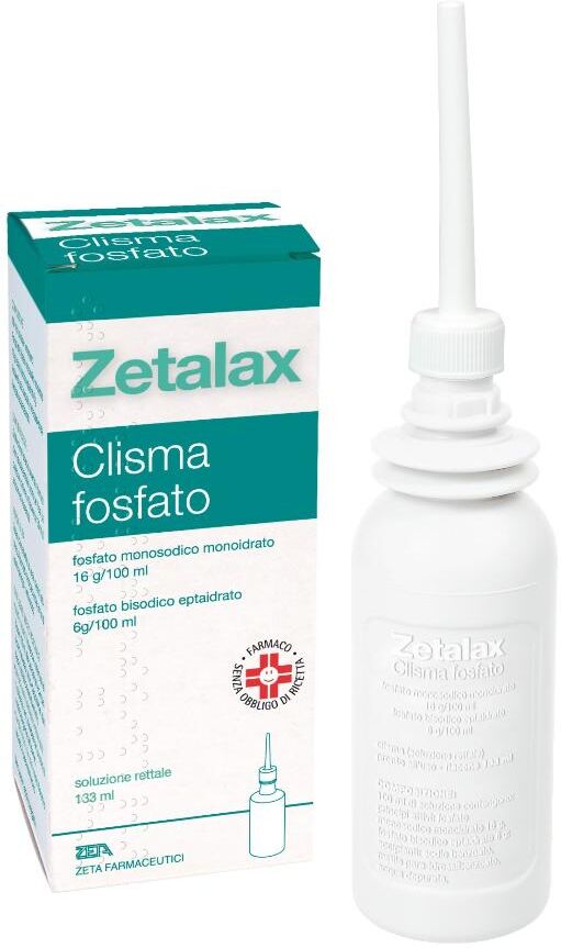 ZETA FARMACEUTICI SpA Zetalax Clisma Fosfato, 133 ml