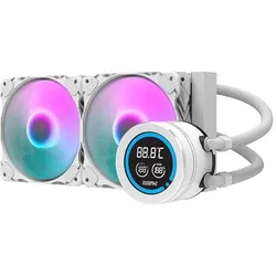 Darkflash Tech Darkflash Computer Radiator DN-D240 WHITE, CPU Wasserkühler, Weiss