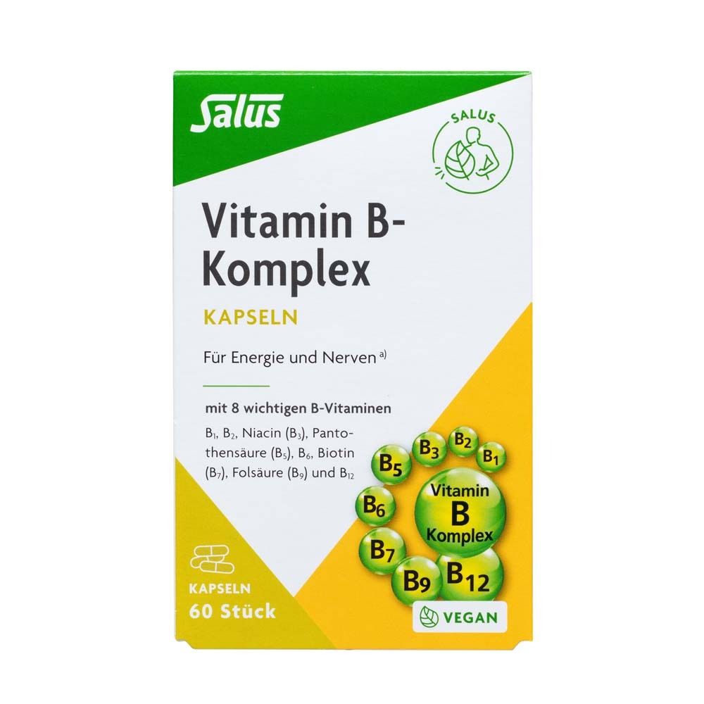 Vitamin B Komplex vegetabile Kapseln Salus 60 St