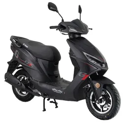 GT Union Mofaroller Sonic 25 kmh, silber-schwarz, GT Union