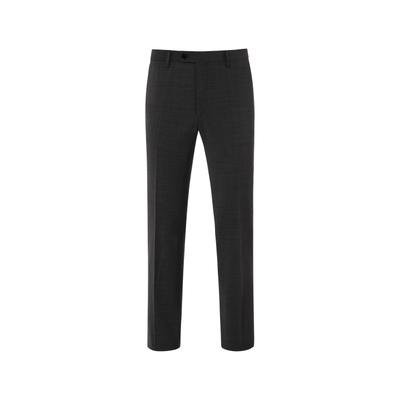 Stoffhose BENVENUTO. "NERO", Herren, Gr. 56, N-Gr, grau (anthrazit), Obermaterial: 52% Polyester PES. 43% Wolle WO. 5% Elasthan EL. Futter: 50% Acetat CA. 50% Viskose CV. 50% Acetat CA. 50% Viskose CV., uni, modern fit, Hosen Stoffhose, mit...