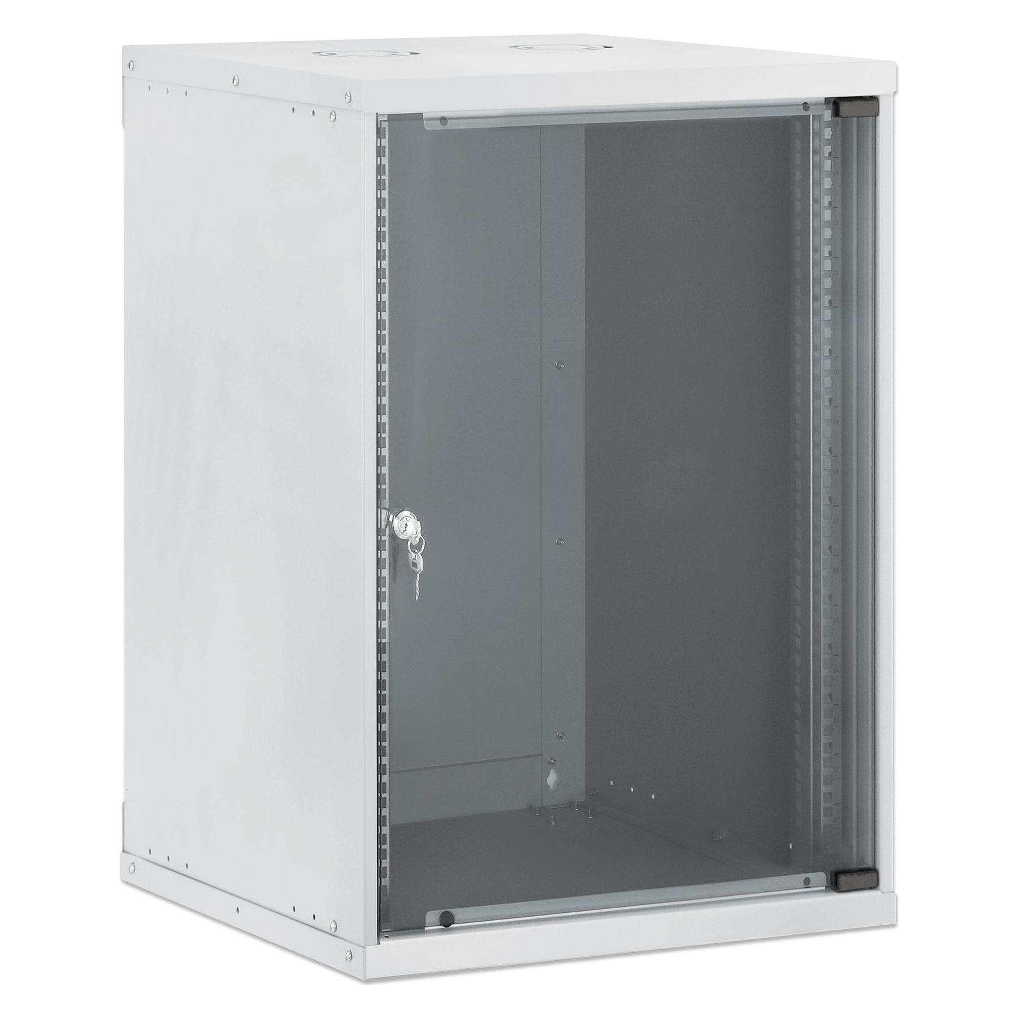 Intellinet 19" Netzwerk-Wandverteiler, Basic Line, 15 HE, 560 mm Tiefe, grau (15 HE, 19 Zoll Rack) (716789)