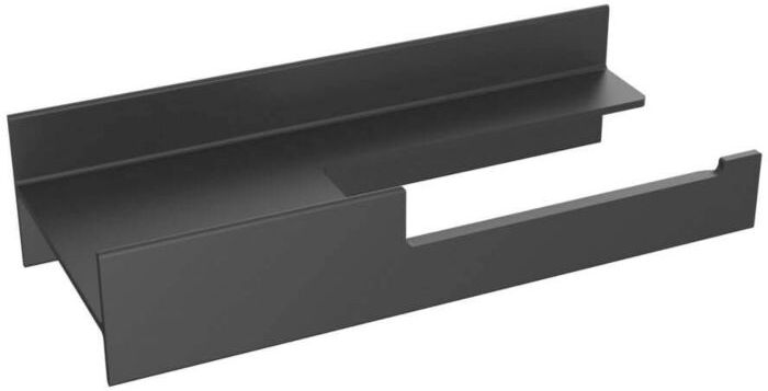 Emco Aura Papierhalter 850013400 schwarz matt, Aufnahme rechts