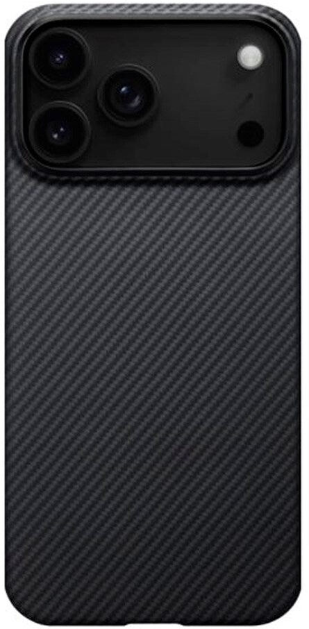 PITAKA iPhone 17 Pro Ultra Slim Bagside Cover - MagSafe Kompatibel - Black / Grey