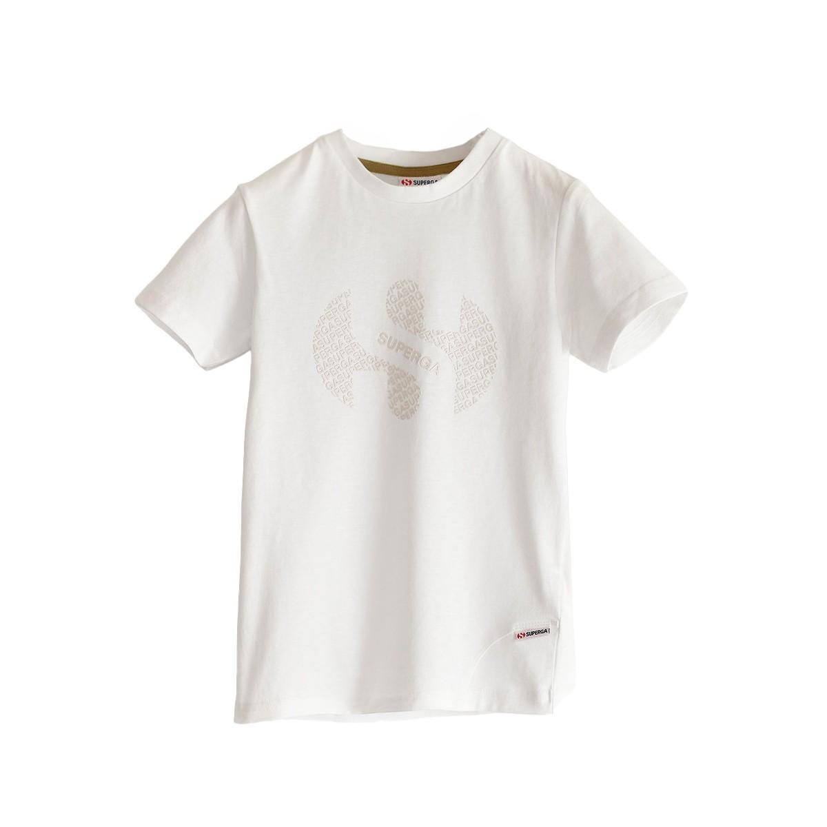 Superga Kinder/Kids Repeat Logo T-Shirt (Wit)
