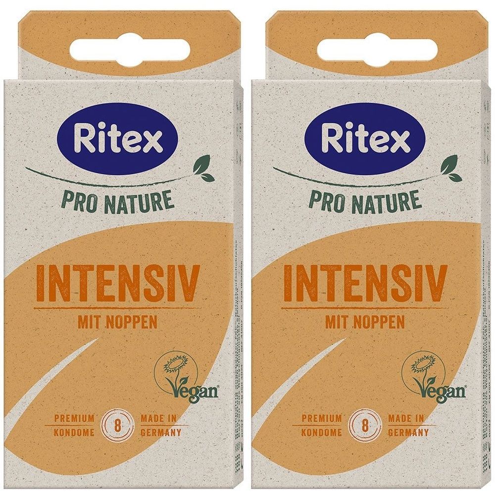 Ritex PRO Nature Intensiv vegan Kondome 2x 2x8 St