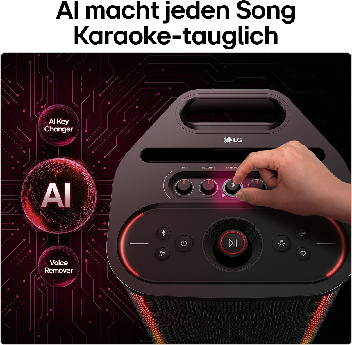 LG Bluetooth-Lautsprecher "xboom Stage 501", schwarz, B:29,8cm H:59,4cm T:29,4cm, Lautsprecher, Bluetooth-Lautsprecher