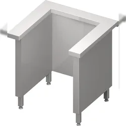 Stalgast Einfahrbox "Free Flow" 800x735x880 mm Edelstahlabdeckung (FF08130)