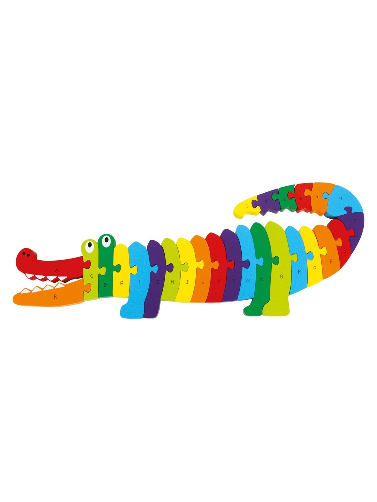 Small Foot - Wooden ABC Crocodile Puzzle 26dlg. Holz