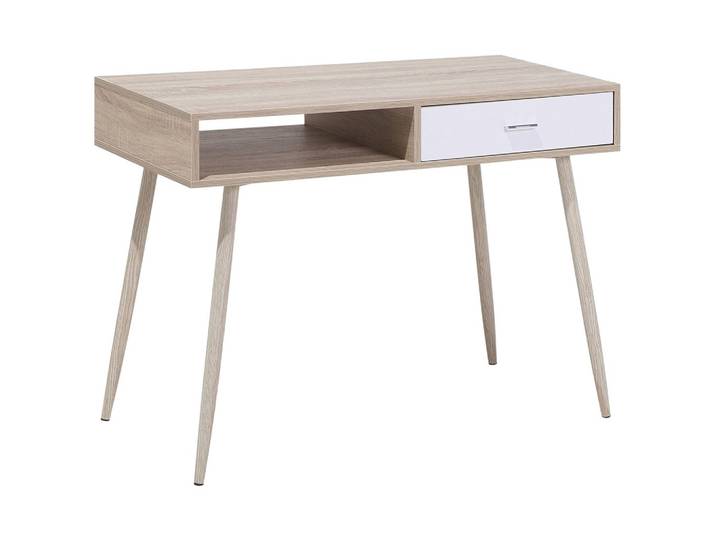 SCHREIBTISCH heller Holzfarbton 100/48/76 cm Deora